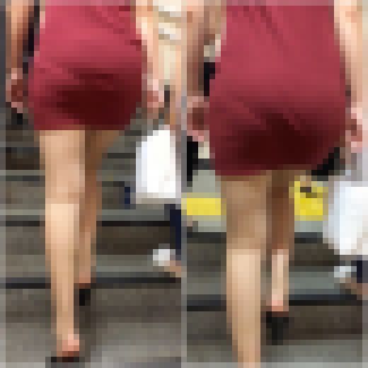 《◆最終値下げ◆》　【あと少しで見えそうな程の短さとくっきり浮き出るパンティーラインで興奮させるGAL】　サンプル画像1