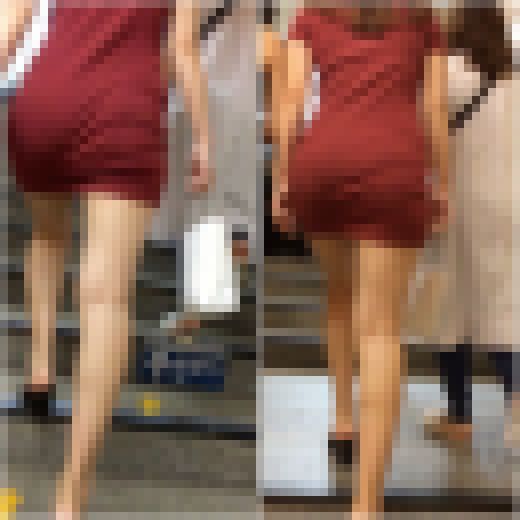 《◆最終値下げ◆》　【あと少しで見えそうな程の短さとくっきり浮き出るパンティーラインで興奮させるGAL】　サンプル画像2