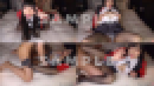 カメラに向かってアヘ顔ダブルピース！ コスプレ白目絶頂配信セックス　サンプル画像3