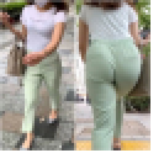 《こんなパンツ最高！》 No.2149【ネイリストの軟尻を露わにするエロ着衣尻】 サンプル画像