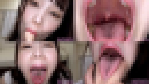 【口内フェチ】白川ゆずのマニアックな口内観察・口内フェチプレイ!【丸吞み】 サンプル画像1