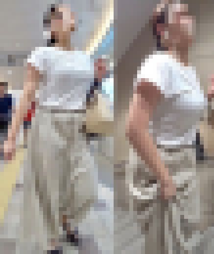 ロン爺の４Ｋピタパン女535　巨乳をグイグイ突き出してくるお姉さん　サンプル画像2