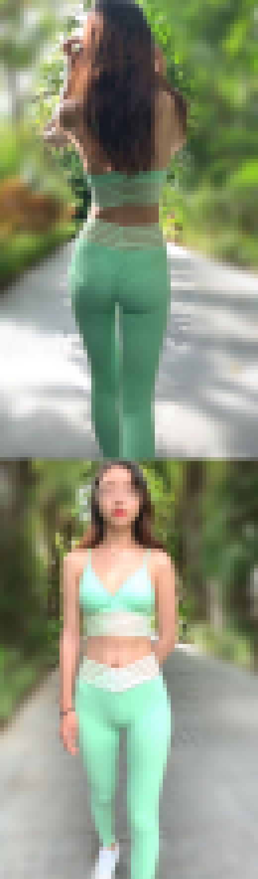 2K動画 スレンダー美人お姉さんの体のライン１　サンプル画像1