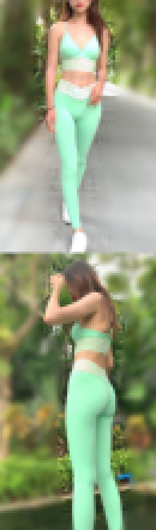 2K動画 スレンダー美人お姉さんの体のライン１　サンプル画像3