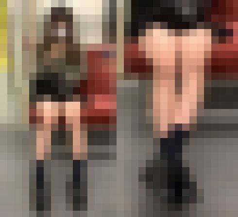 美味しそうな生脚をたっぷり見せてくれる可愛い女子大生（其の一） サンプル画像
