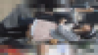 【街行く女性】　ニーハイガール　01 サンプル画像
