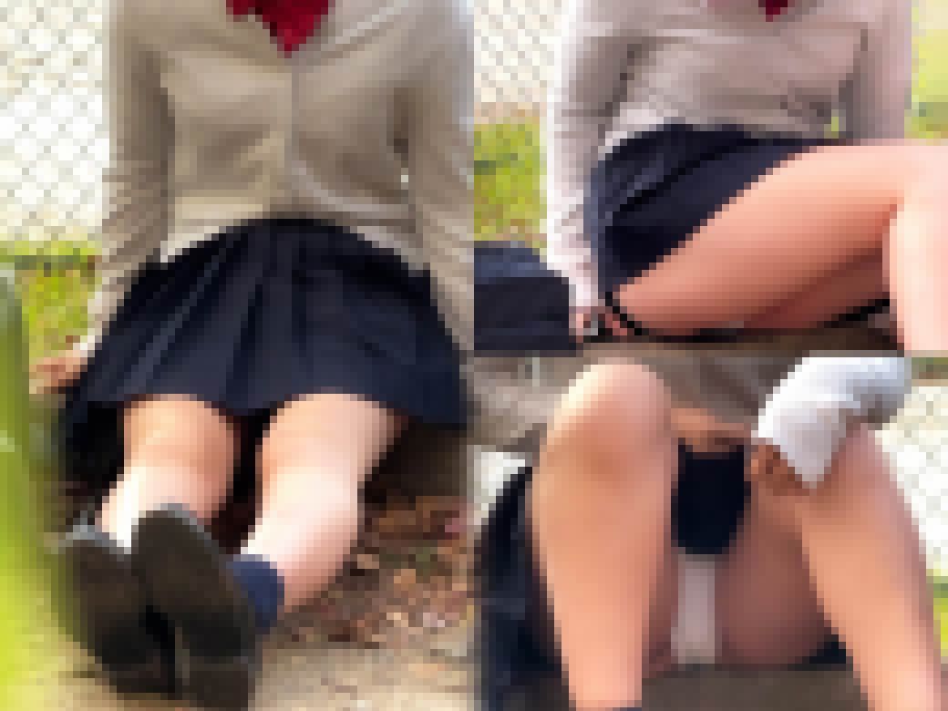 J◯はやっぱり生白P!!!ちゃんと守らないと全部見えちゃうよ？？【パンチラ】 サンプル画像