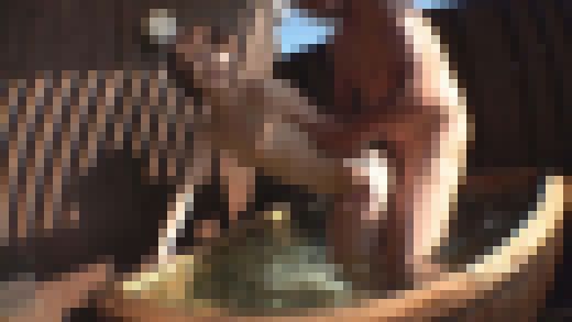 ショーへア小悪魔JDと温泉でハメて中出し　サンプル画像3