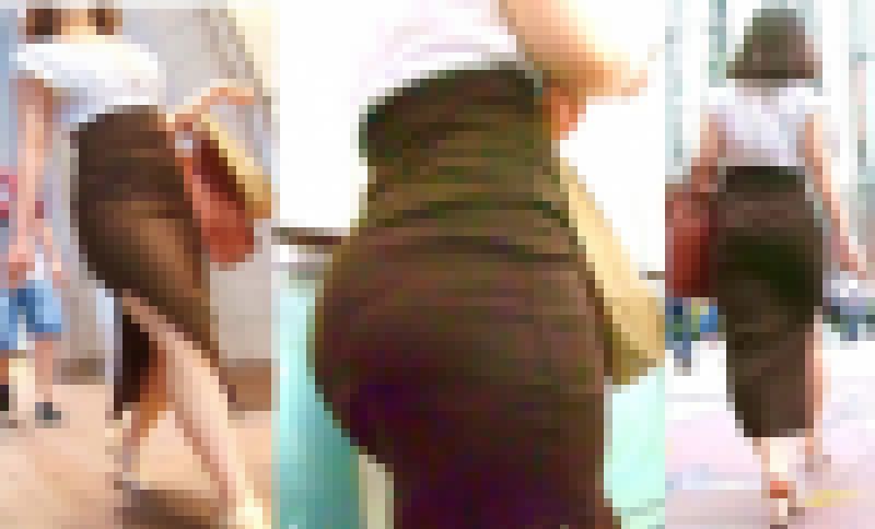 No.663デカ尻で本当に「はち切れて」しまった超ボリューム下半身お姉さん サンプル画像