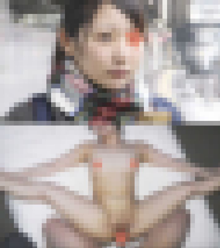《特典有》【電車痴漢】★体操部らしきポニテ美少女に粘着痴漢★驚異の軟体V字開脚ナマ挿入★初めての電マの刺激で思わず連続大量潮吹き サンプル画像