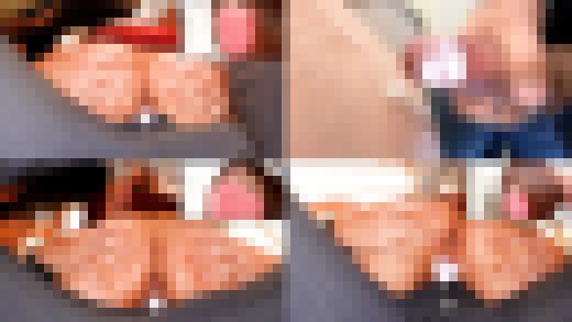 【電車痴漢 #1】《仲間の美人彼女をNTR痴漢》集団囲い込み中出し＆ぶっかけ痴漢　サンプル画像3