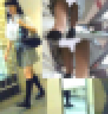 ストーキングしてみーつけたッ!黒髪ロングの美少女ちゃん、隠れても無駄だよ…~美尻丸見えスケスケぱんてぃ事件~ サンプル画像