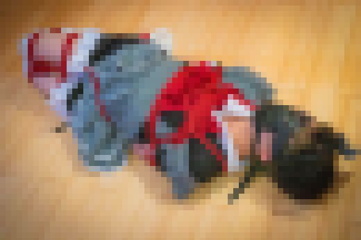 メイド姿の現役女子大学生が電流拷問に処される。呼吸制御や腹蹴りも(ゆゆ)　サンプル画像3
