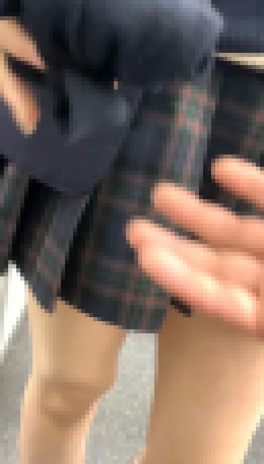 【撮影バレ09】速達生ソックスJ○２【電車対面】　サンプル画像3