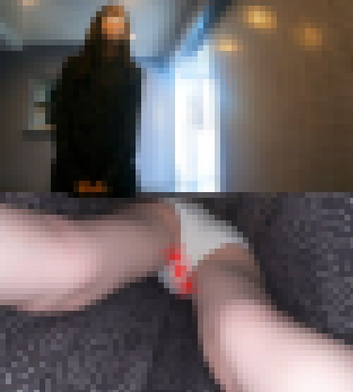 【内覧2日目】大成功～！坂道系で黒髪清楚ちゃんのもろ見えパンチラ撮れちゃいました　サンプル画像1