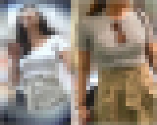 【街撮り動画Part220】巨乳お姉さん2人を密着撮影 サンプル画像