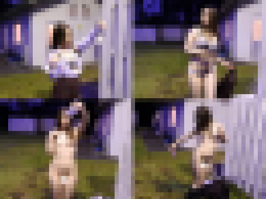 【千●県・私立校】真面目なせいと会長なのに学校帰りに自撮り露出している美しょうじょに凸してみた【個撮】　サンプル画像1