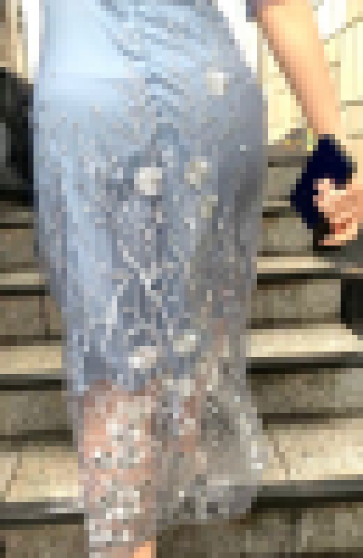 【結婚式ドレスパンティーライン】ピッタリデカ尻エロパンティーラインにスリムフィットしたドレスがエロい身体を舐め回す！【668】　サンプル画像3