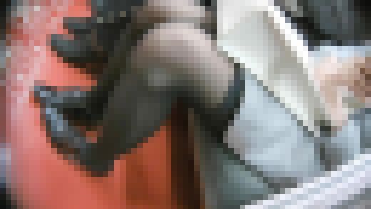 【ザ☆黒タイツ39】光沢タイツさん　サンプル画像1