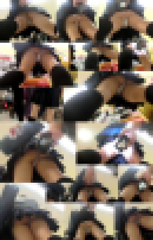 【無修正高画質】逆さの瞬間撮り56(めくりF撮り,Tバック,P撮り16発) サンプル画像2