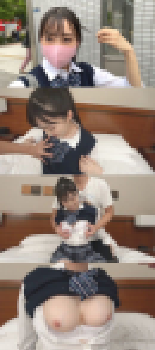 しこしこドピュ♪奇跡のピンク乳首の色白巨乳美少女（１８）陰毛無処理のギャップ萌えおまんこに濃厚精子を大量中出し　サンプル画像1