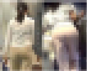 【街撮り動画セット販売㉑】Sクラス女性2人のお尻 サンプル画像