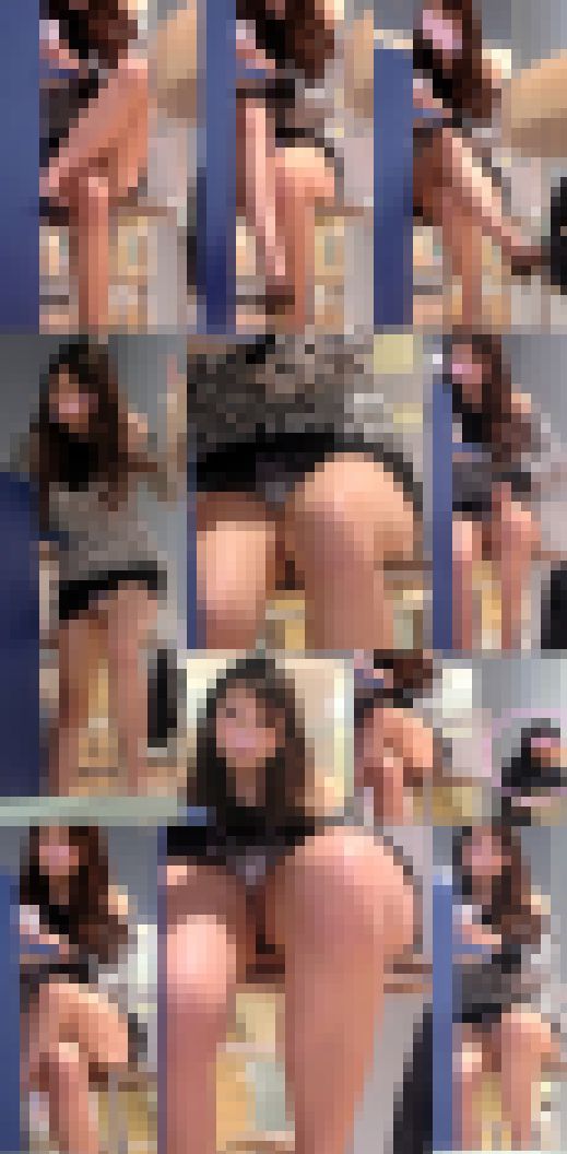 見られてたけど気にせず撮り続けたエロギャル極上対面パンチラ盗撮 サンプル画像2