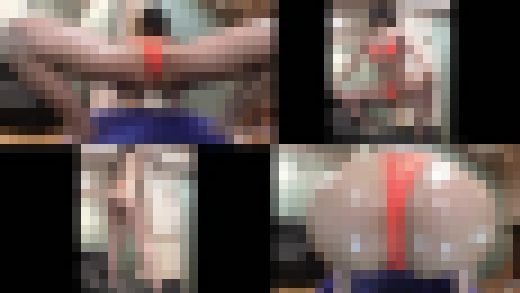 ♡テカテカ♡オイリー♡デカ尻♡光沢ビキニ♡　サンプル画像2