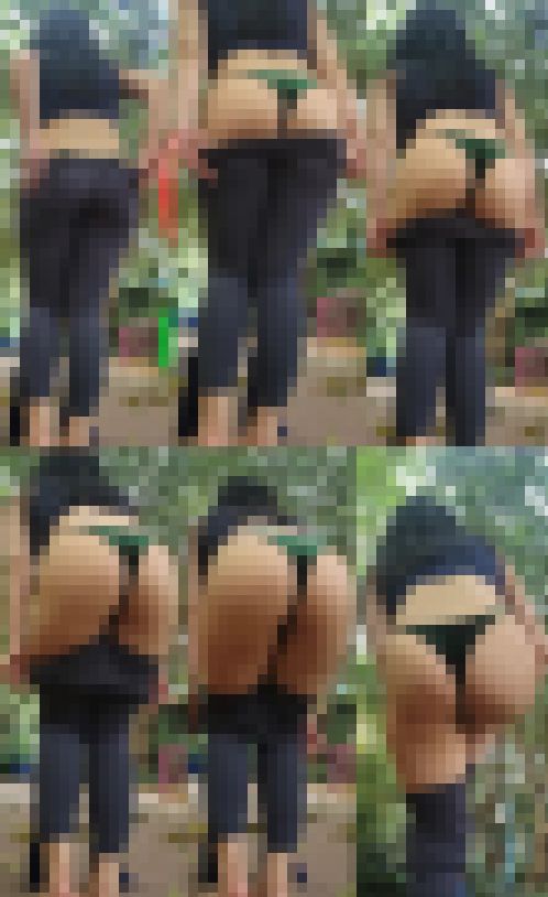 高画質 プールの裏で脱ぎ脱ぎ Ｔバックのビキニ尻！　サンプル画像1