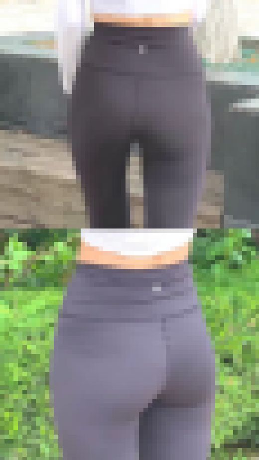 2K 黒レギンスピタパン1 BB 張り付くピタパン　サンプル画像2