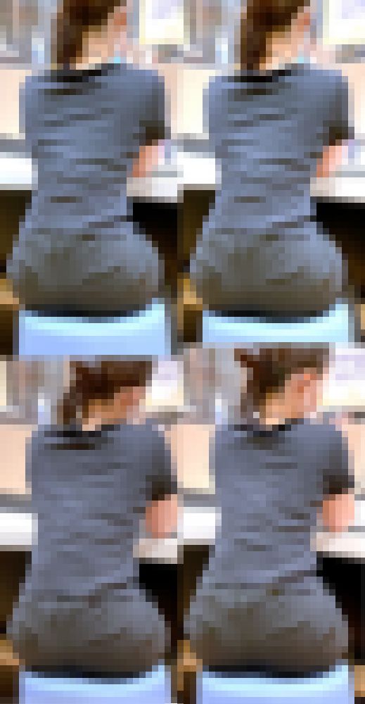 ピチピチパンツスーツ91_ムチムチ突き出し尻がエロ過ぎる！！女子大生お姉様♪　サンプル画像2