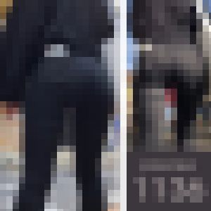 【1136】下町商店街で食べ歩き…してる場合じゃない!極上プリケツ降臨!ピチピチ黒スキニーパンツ女子(前編) サンプル画像