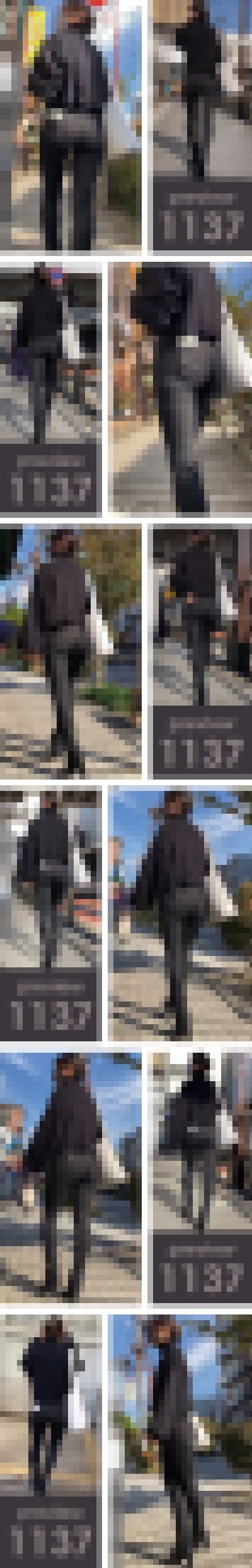 【1137】下町商店街で食べ歩き…してる場合じゃない！極上プリケツ降臨！ピチピチ黒スキニーパンツ女子（後編）　サンプル画像3