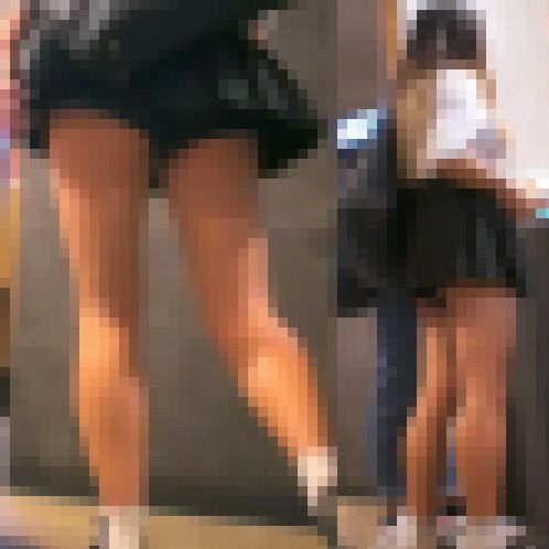 【超高画質】股下ゼロのスカート！ムチムチのお尻と太もも　サンプル画像2