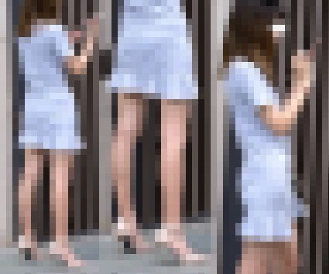 高画質 激カワ美人！Ｐライン丸出しのタイトなお尻と美脚　サンプル画像1