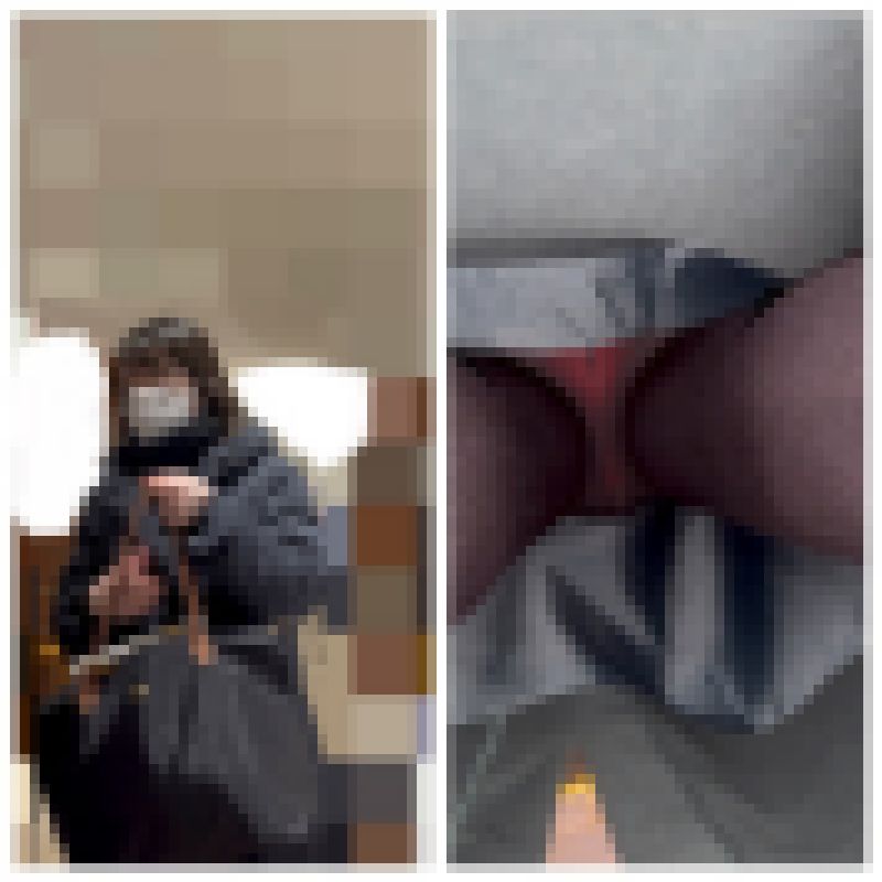 【 スマホで逆さ撮り141】スカートにカメラ入れるところたくさん撮りました！仕事帰りのOLを狙い撃ち【オマケ含め3名収録】 サンプル画像