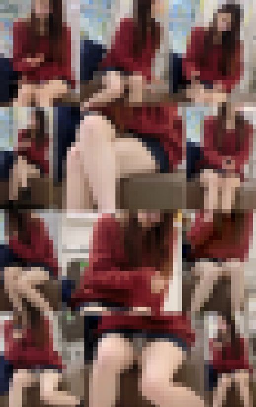 ミニスカ女子のお顔とナマ白パンツが丸見え恥ずかし開脚ぱんちら～FHD動画編～　サンプル画像2