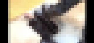 メイド黒サテン手袋ローション手コキ 1 サンプル画像