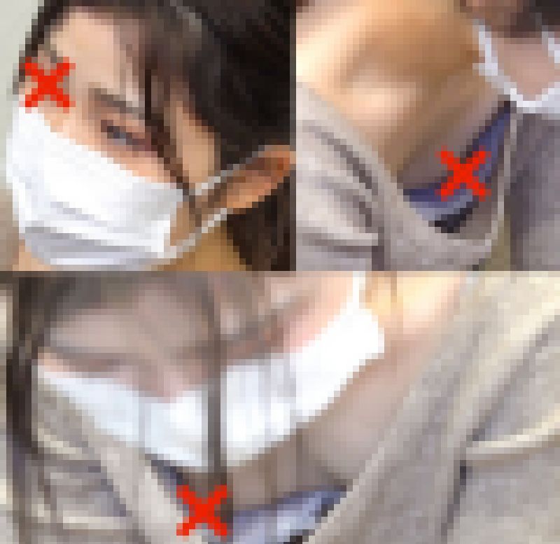 【胸ちら】救命講習㉑ 浮きブラからの乳首激写、消火器講習あり。 3名 サンプル画像