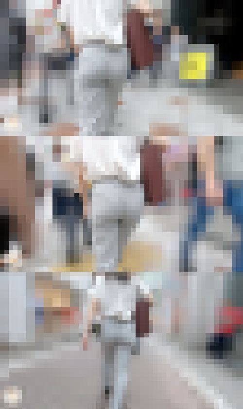 【新機材】【FHD高画質】 スポーティーなライン見せつけアンクルパンツ　サンプル画像1