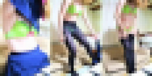 【期間限定販売】これは抜けます！完全顔出し　淫らな姿満載！【ルーズ・タイツ・紺ソックス・セーラー服脱ぎ見せ編2】地方〇〇県　サンプル画像1