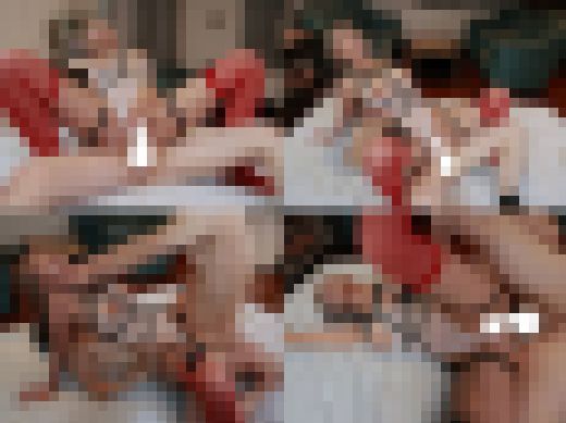 【10発射】インフルエンサーのギャルママの日焼け顔に白濁ザーメンぶっかけアナル2穴SEX【顔射ぶっかけ】　サンプル画像3