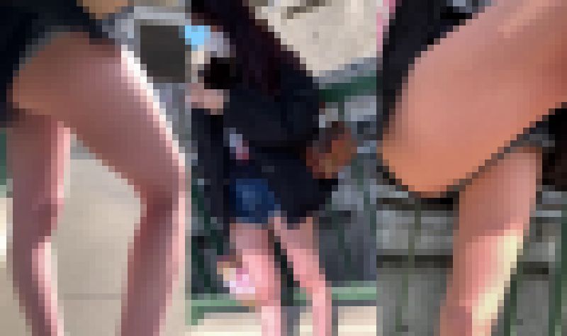 [4K撮影] エグすぎハイレグ生脚を接写地獄に・・♥ サンプル画像