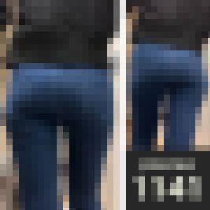 【1141】★★★ボーナス動画付き★★★ケツにつきたてのお餅くっつけてんのかよ！ピチピチスキニージーンズ女子 サンプル画像