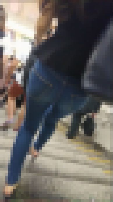 【食べ頃ヒップ】20代細身OLスキニーデニム尻７ サンプル画像