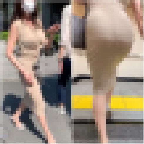 《Part2・画面に収まりきらないデッカいお尻》 No.2321【エマニエル夫人が着ていそうなエッロいドレスを着たお姉さん】 サンプル画像