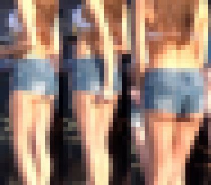 ノーパン！？食い込みハミ尻お姉さん　サンプル画像2