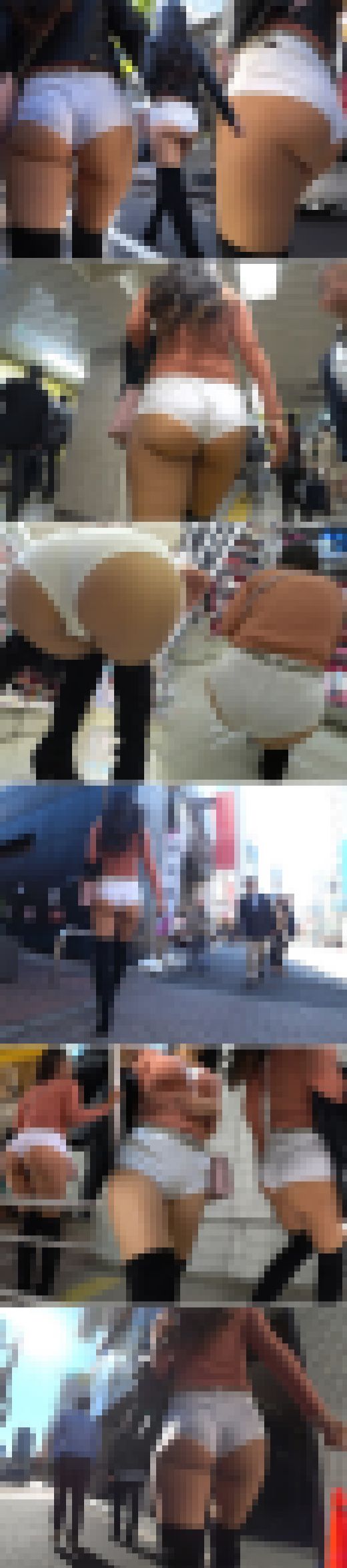 【超高画質】《本編》プリっプリ半ケツ美女！！庶民からの好奇な視線なんぞお構いなし！小麦色に日焼けした超美尻ダンサー！！　サンプル画像2