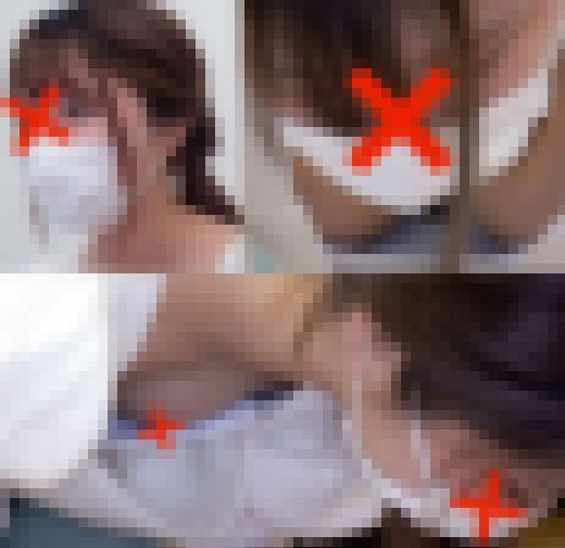 【胸ちら】救命講習㉒　美乳と巨乳の浮きブラ　2名　　サンプル画像2