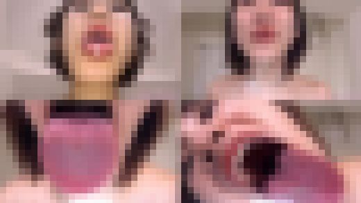 【舌フェチ唾フェチ】美波もものエロい舌・唾・口の臭い堪能コース1　サンプル画像1